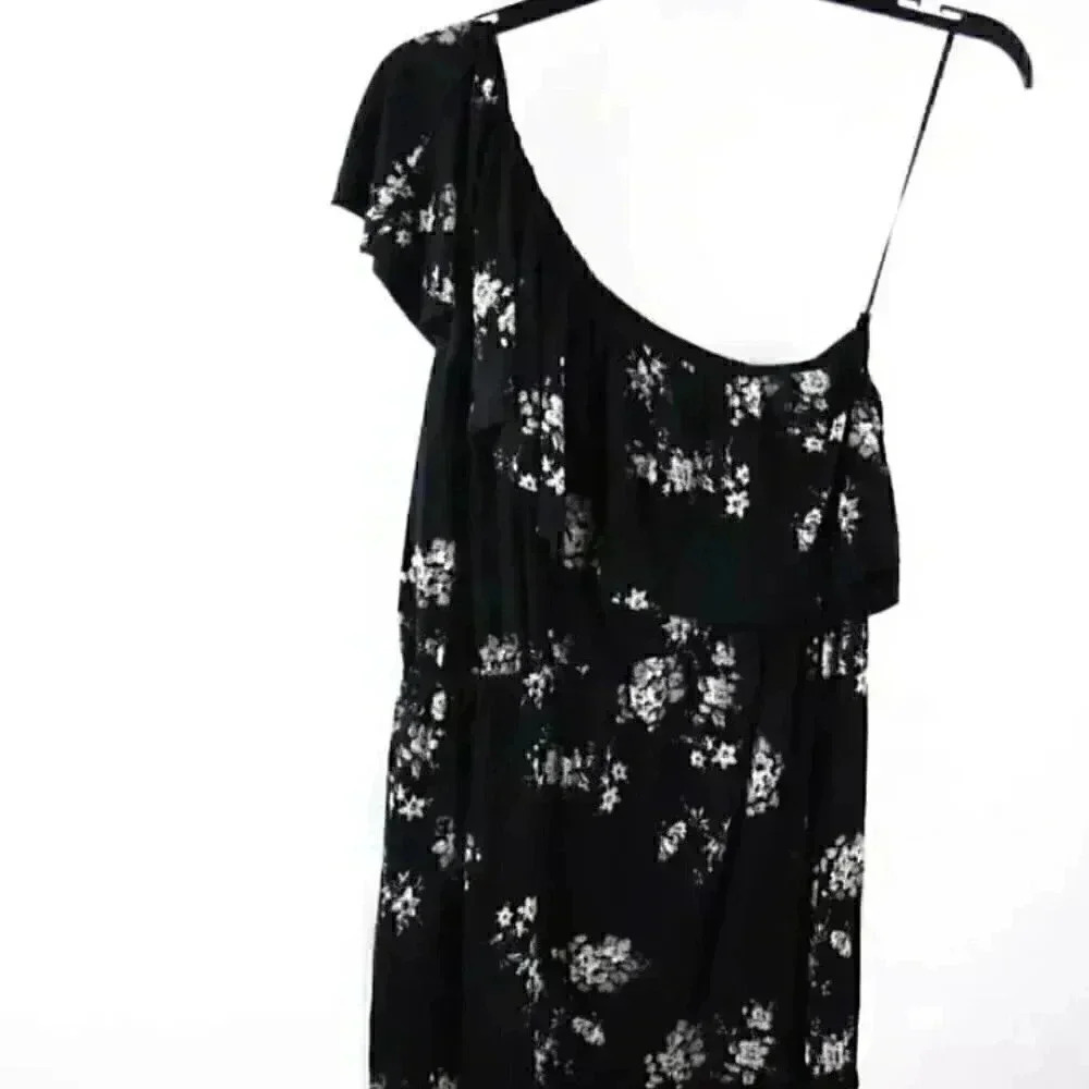 Lucky brand one shoulder  dress sz S